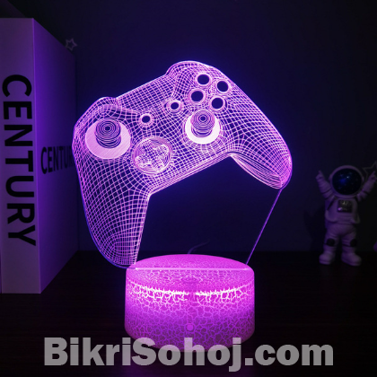 3d Led Gaming Controller Lamp | Multi Color | Usb Powered